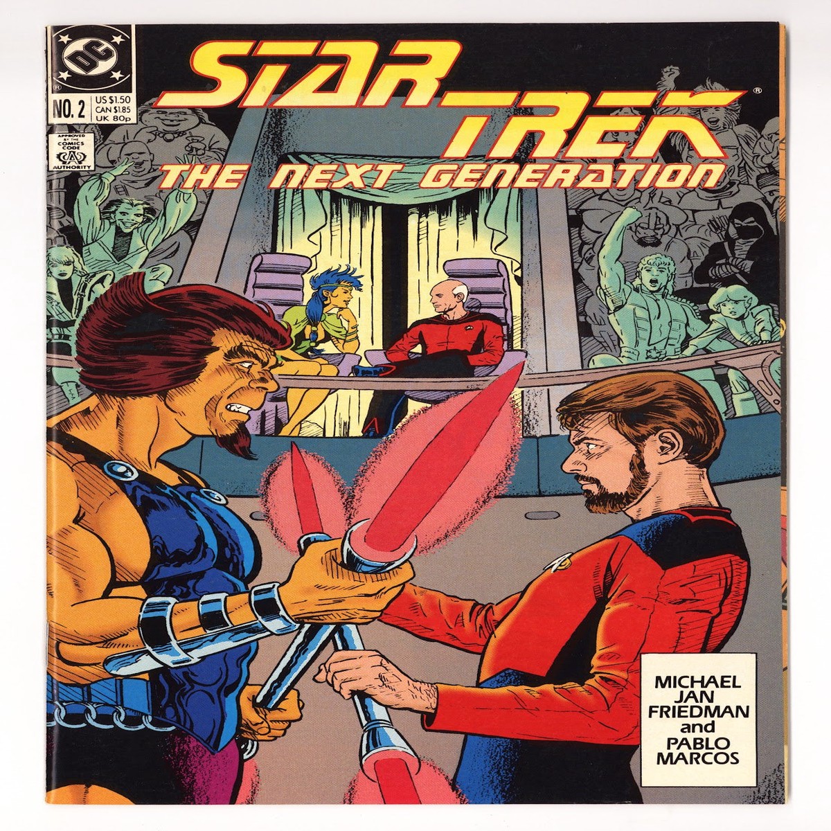 Star Trek: The Next Generation Vol 2 2 Mid Grade (1989)