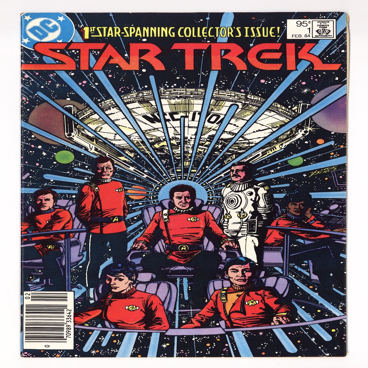 Star Trek Vol 1 1 Mid Grade (1984) Canadian Price Variant