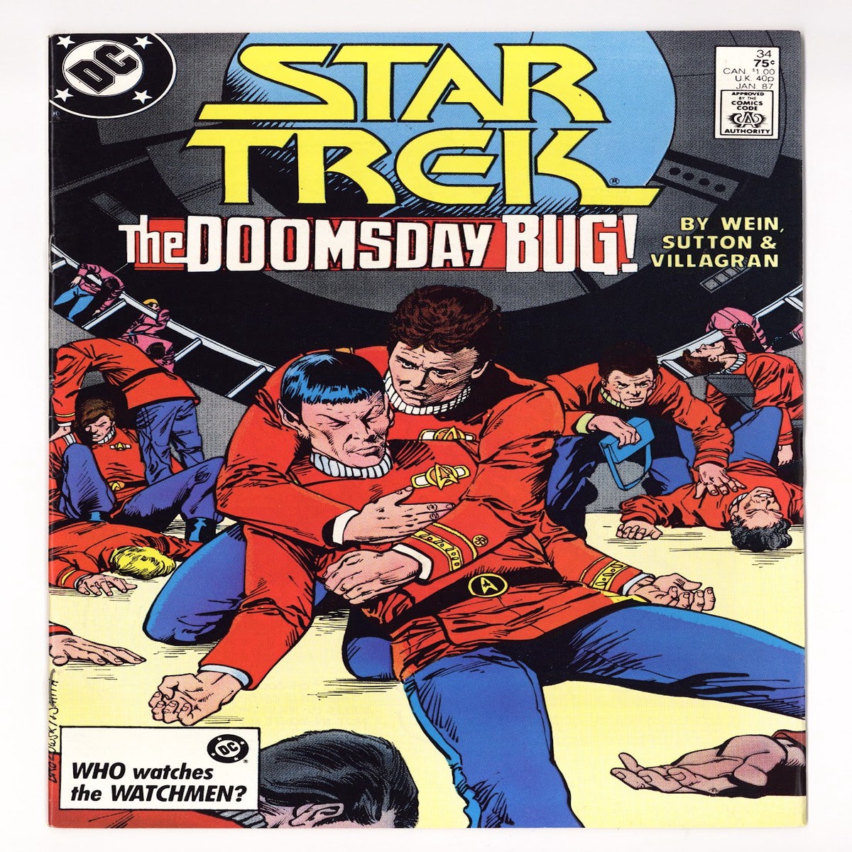 Star Trek Vol 1 34 Mid Grade (1987)