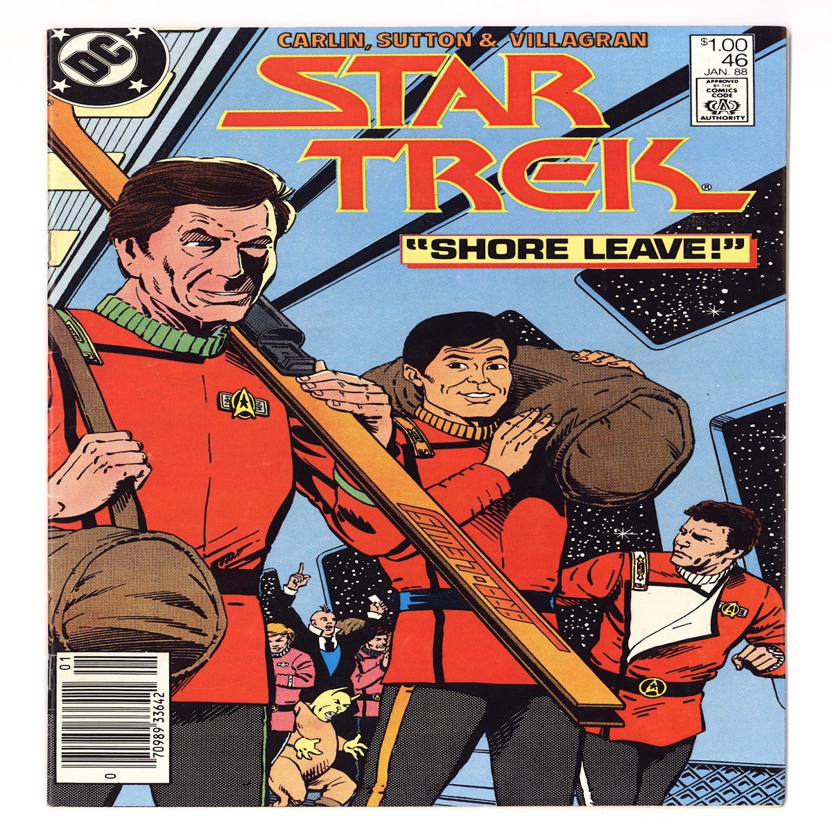 Star Trek Vol 1 46 Low Grade (1988) Canadian Price Variant