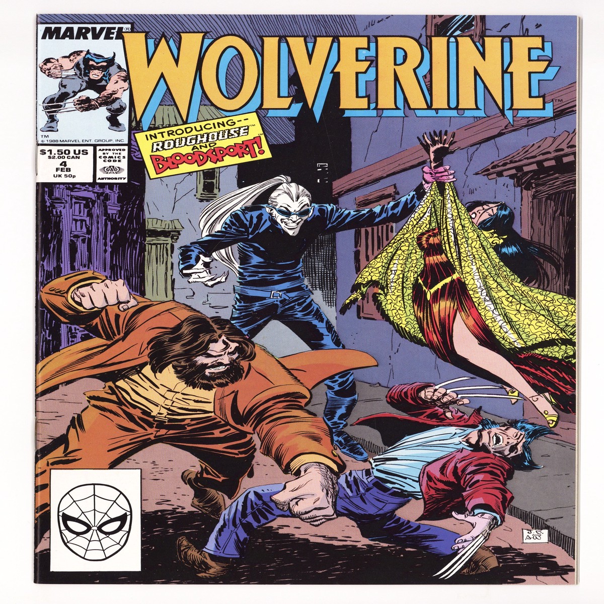 Wolverine Vol 2 4 High Grade (1989)