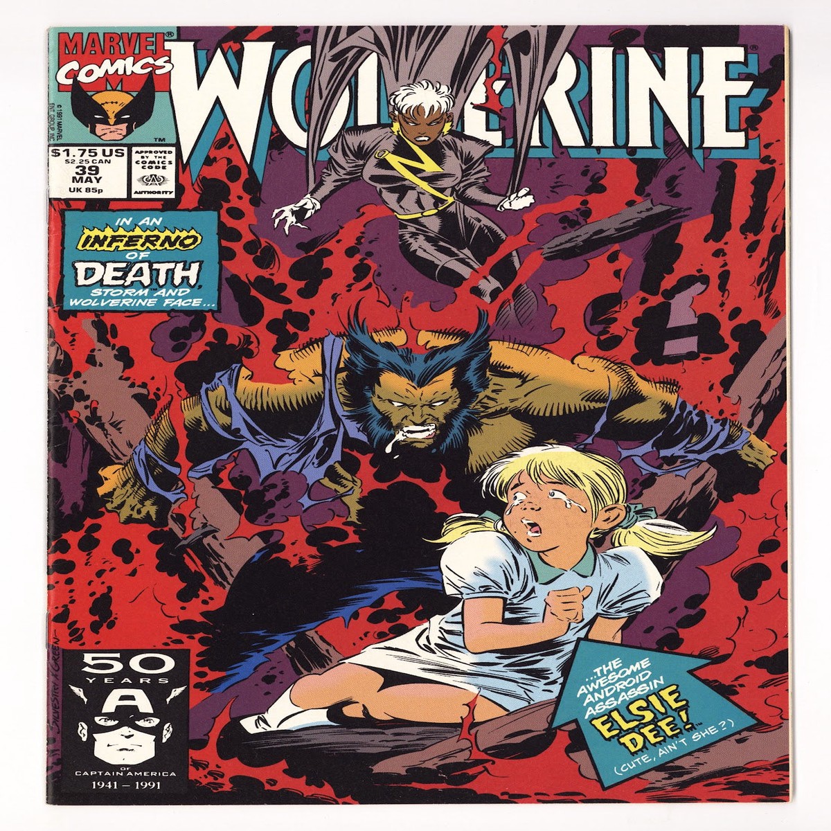 Wolverine Vol 2 38 High Grade (1991)