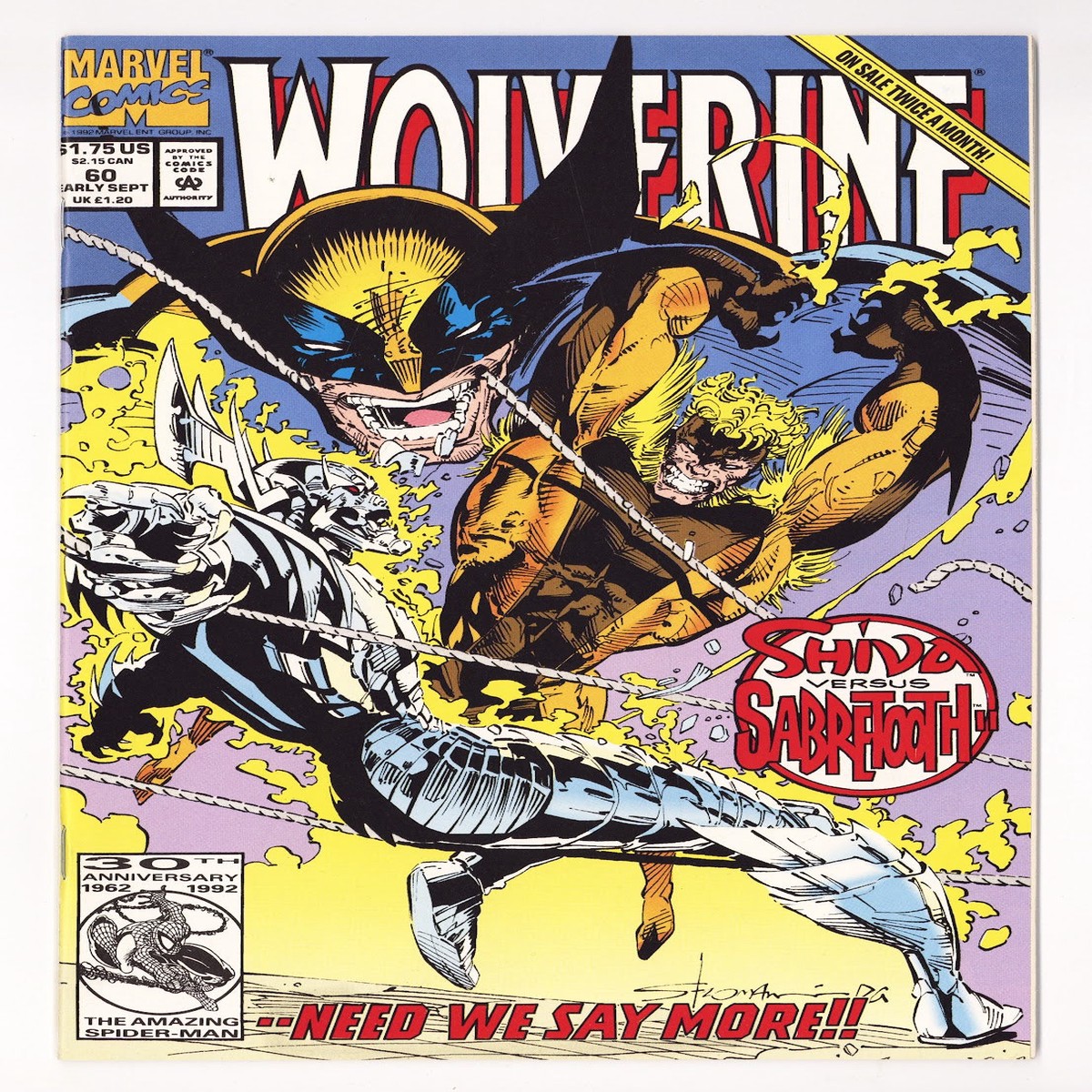 Wolverine Vol 2 60 High Grade (1992)