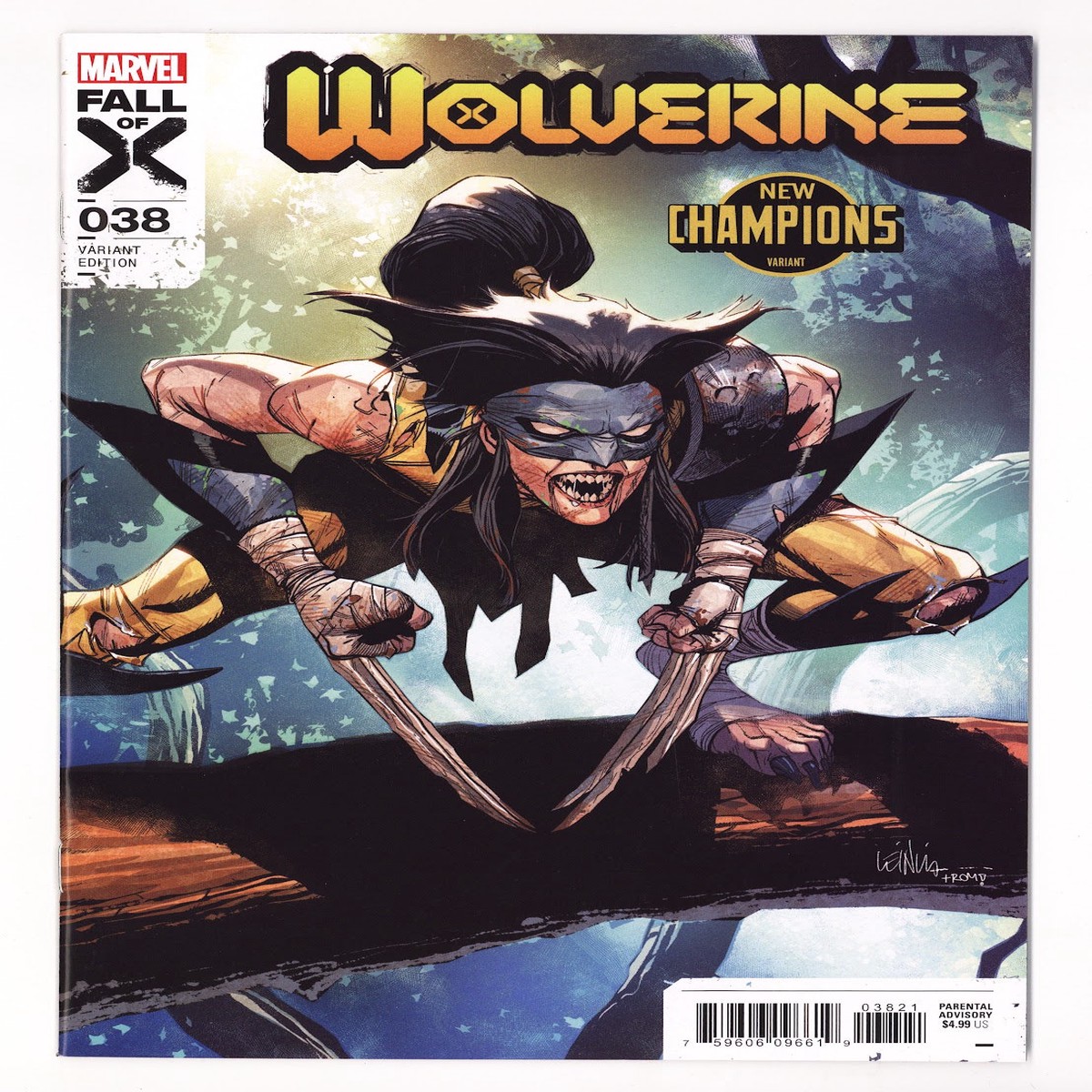 Wolverine Vol 7 38 High Grade (2023) Yu ‘New Champions’ Variant