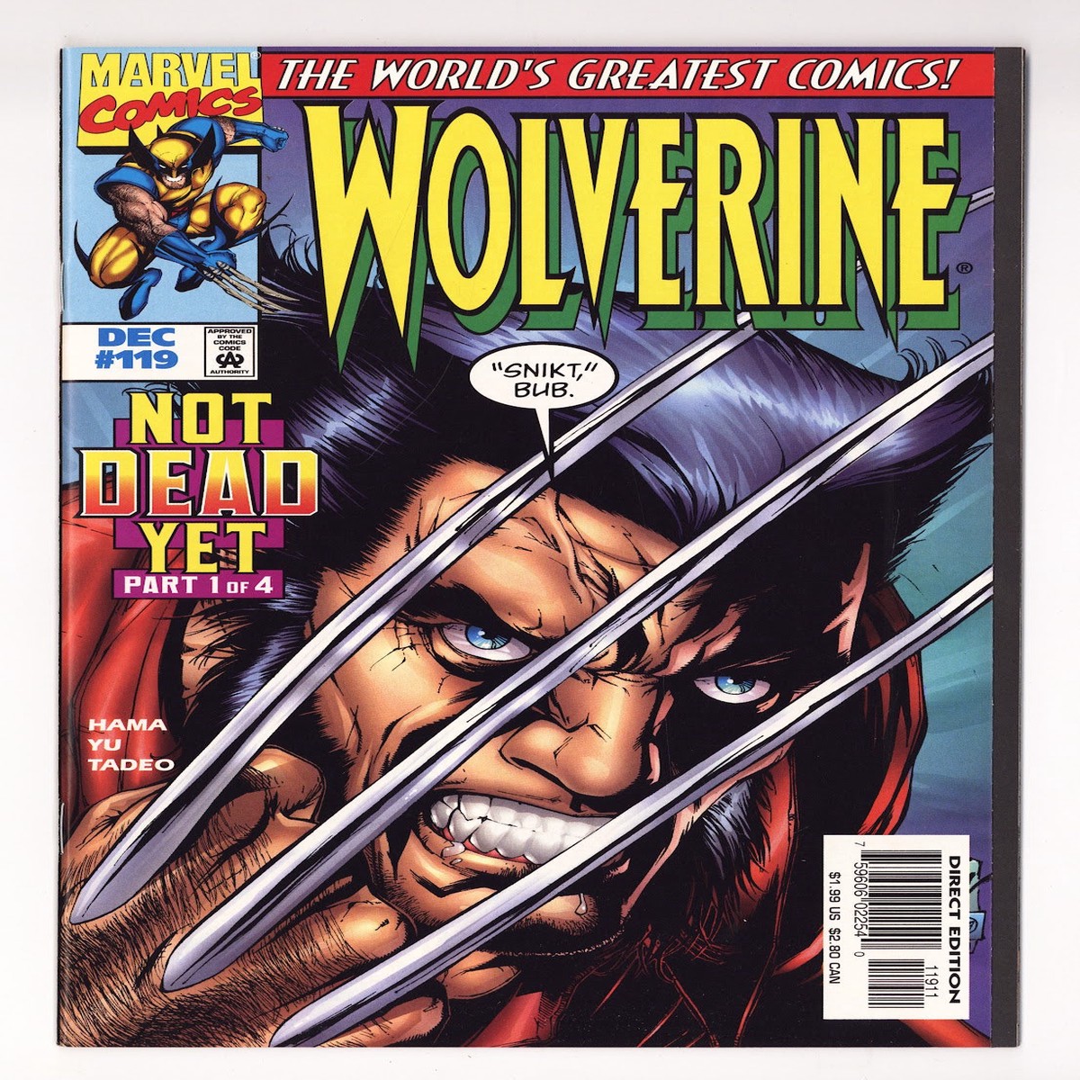 Wolverine Vol 2 119 High Grade (1997)