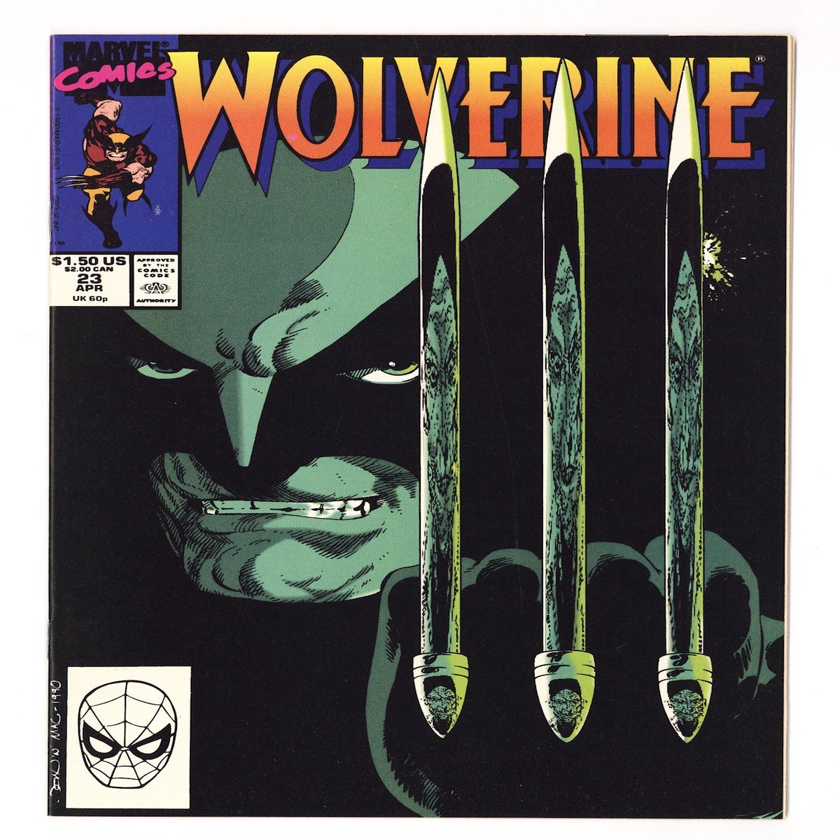 Wolverine Vol 2 23 High Grade (1990)