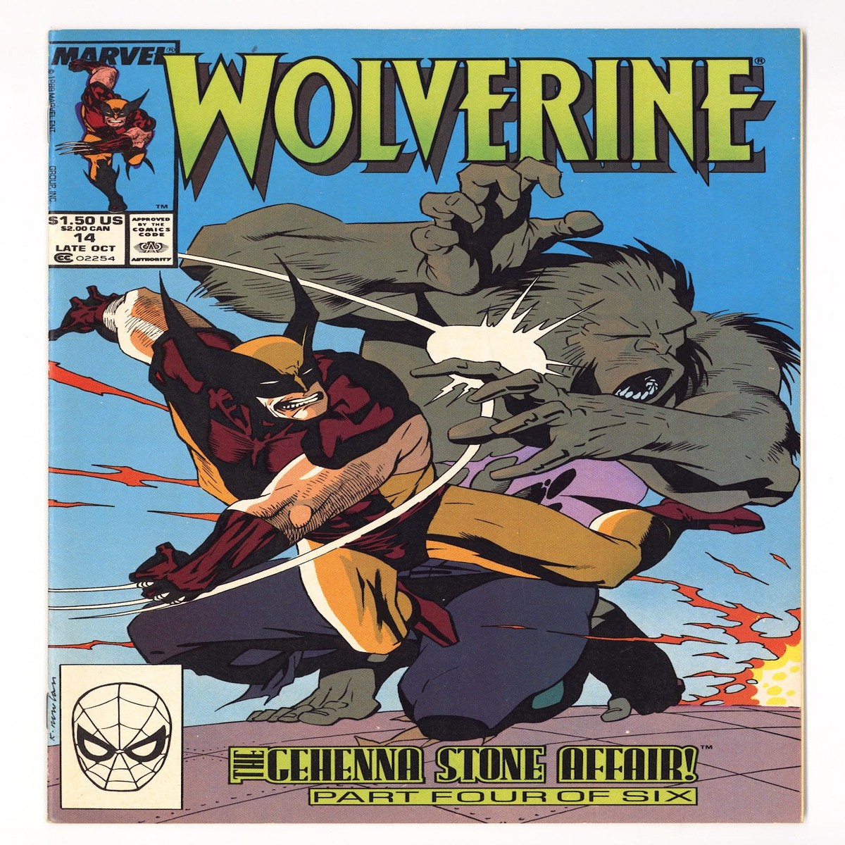 Wolverine Vol 2 14 Mid Grade (1989)