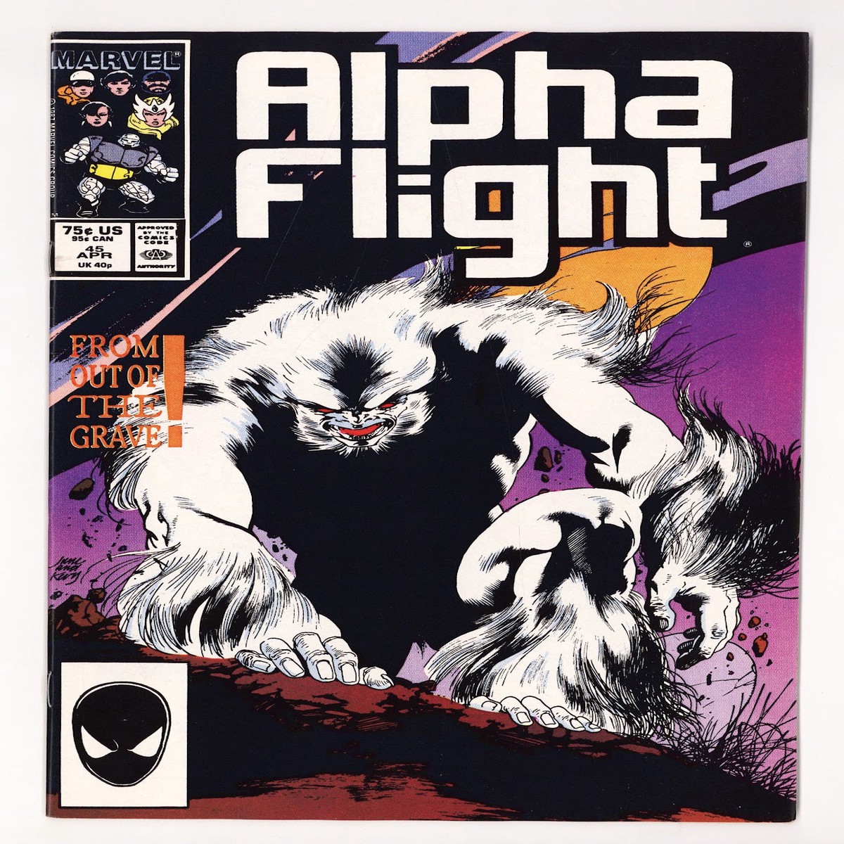 Alpha Flight Vol 1 45 High Grade (1987) Direct