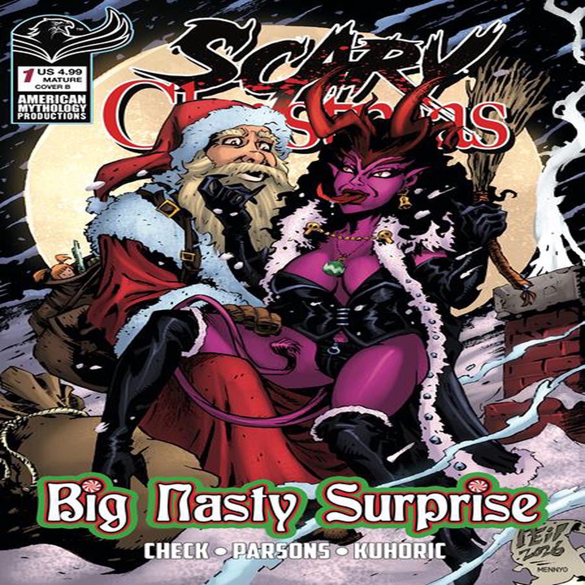 SCARY CHRISTMAS BIG NASTY SURPRISE #1 CVR B NEIL VOKES VAR (MR)