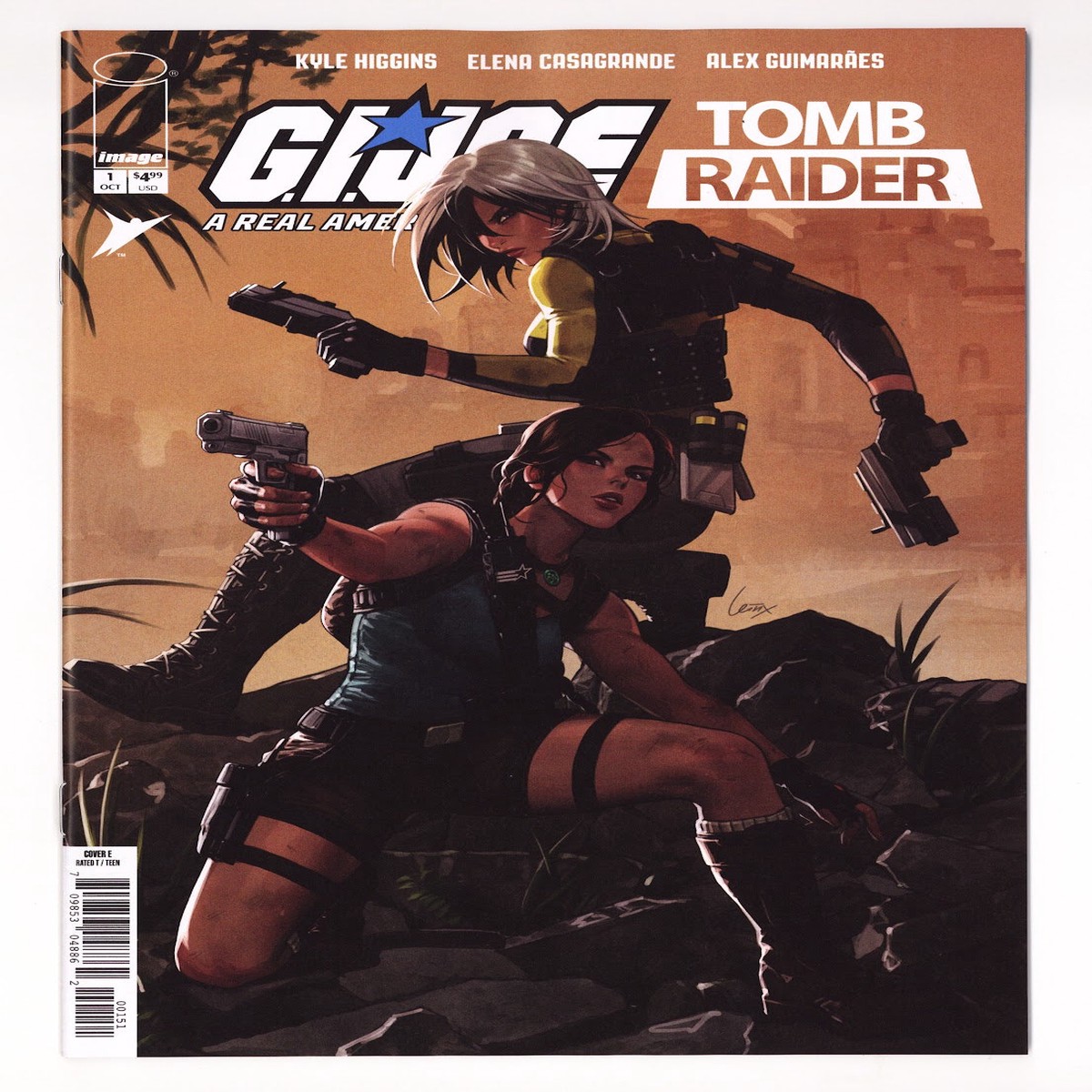 G.i. Joe a Real American Hero / Tomb Raider #1 NM (9.4) Li Incentive Variant