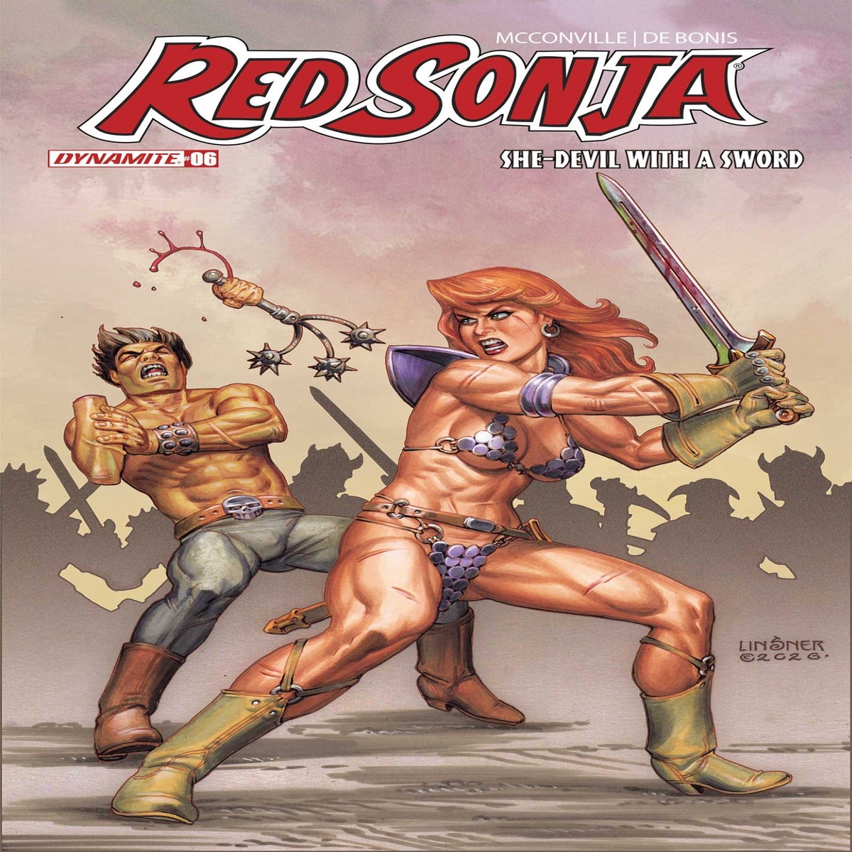 Red Sonja She Devil With a Sword #6 Linsner Variant
