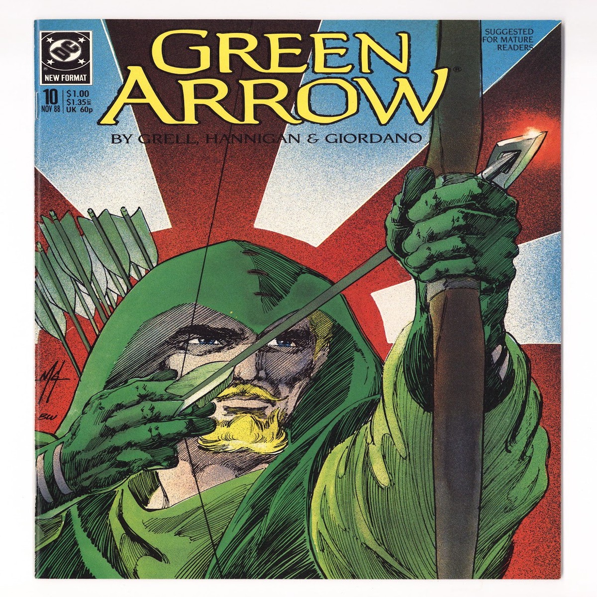 Green Arrow Vol 2 10 High Grade (1988)
