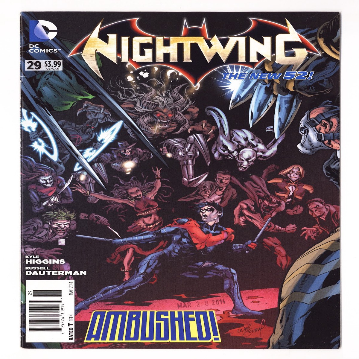 Nightwing Vol 3 29 Mid Grade (2014) Newsstand