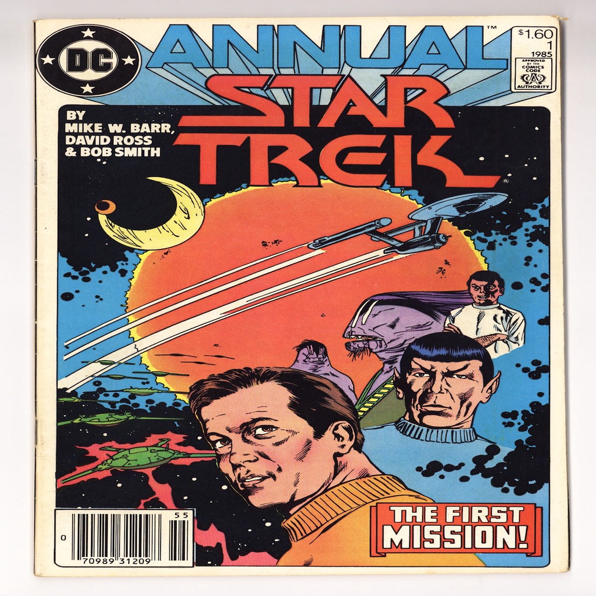 Star Trek Annual Vol 1 1 Low Grade (1985) Canadian Price Variant