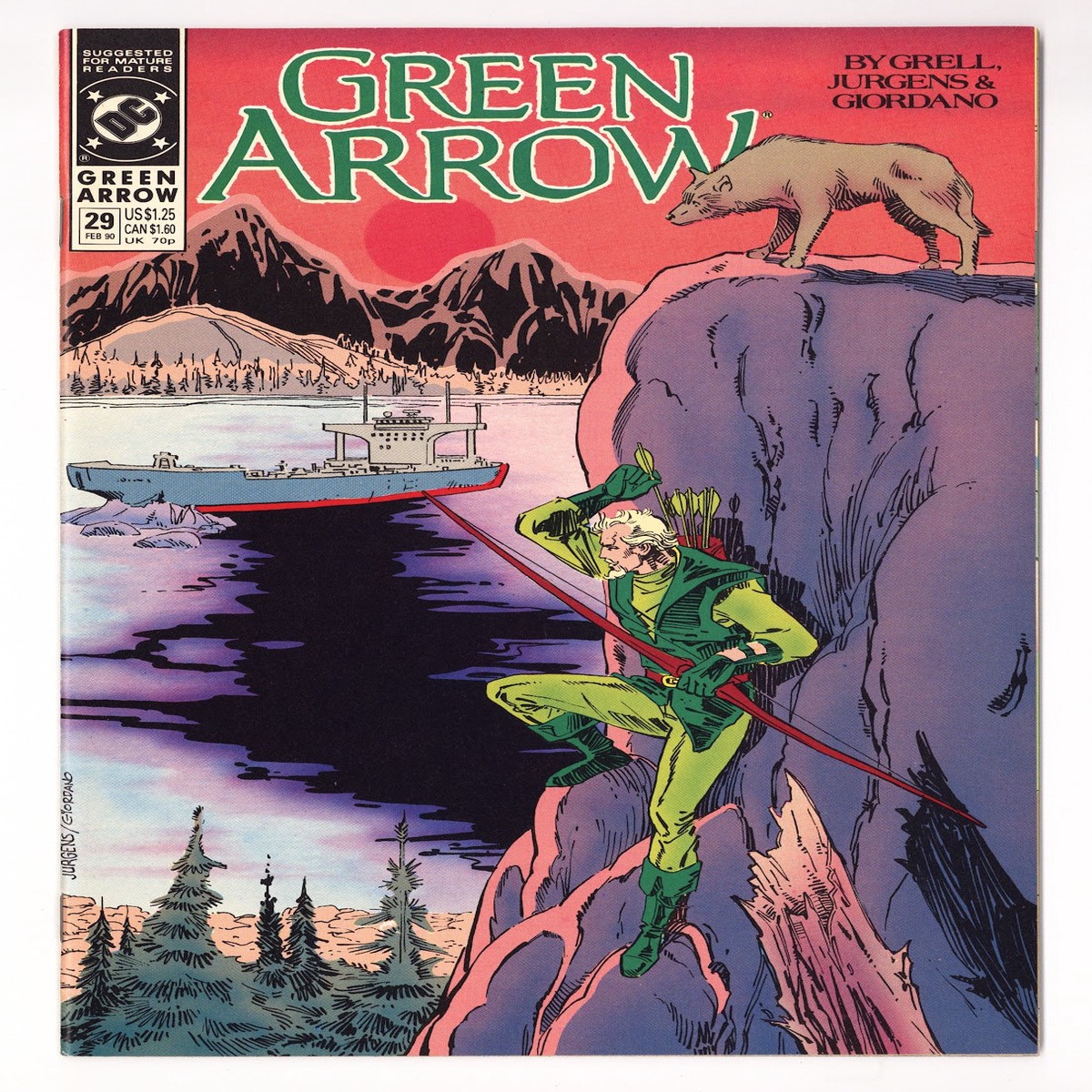 Green Arrow Vol 2 29 Mid Grade (1990)