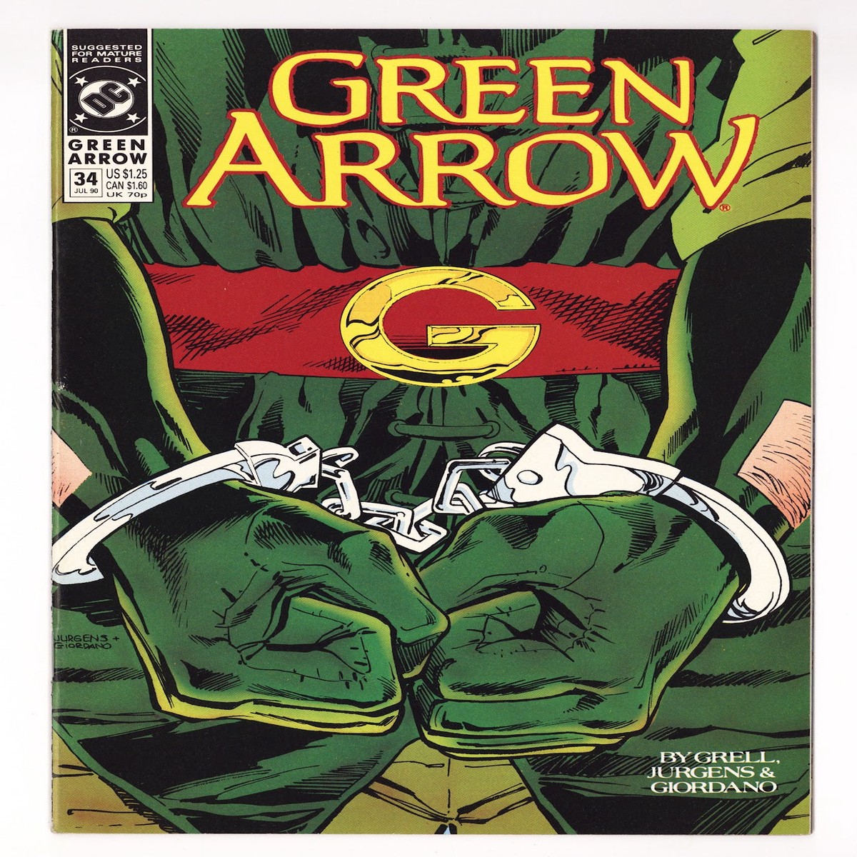 Green Arrow Vol 2 34 High Grade (1990)