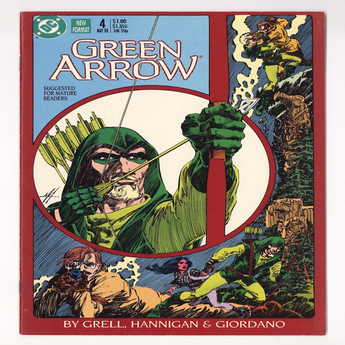 Green Arrow Vol 2 4 Mid Grade (1988)