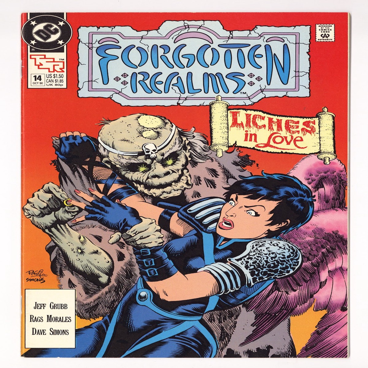 Forgotten Realms Comic Book 14 Mid Grade (1990)