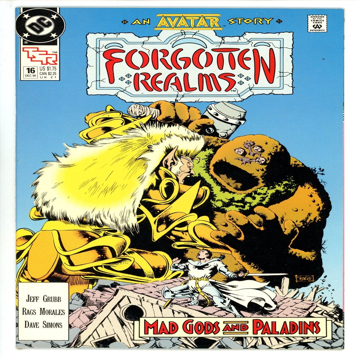 Forgotten Realms Comic Book 16 High Grade (1990)