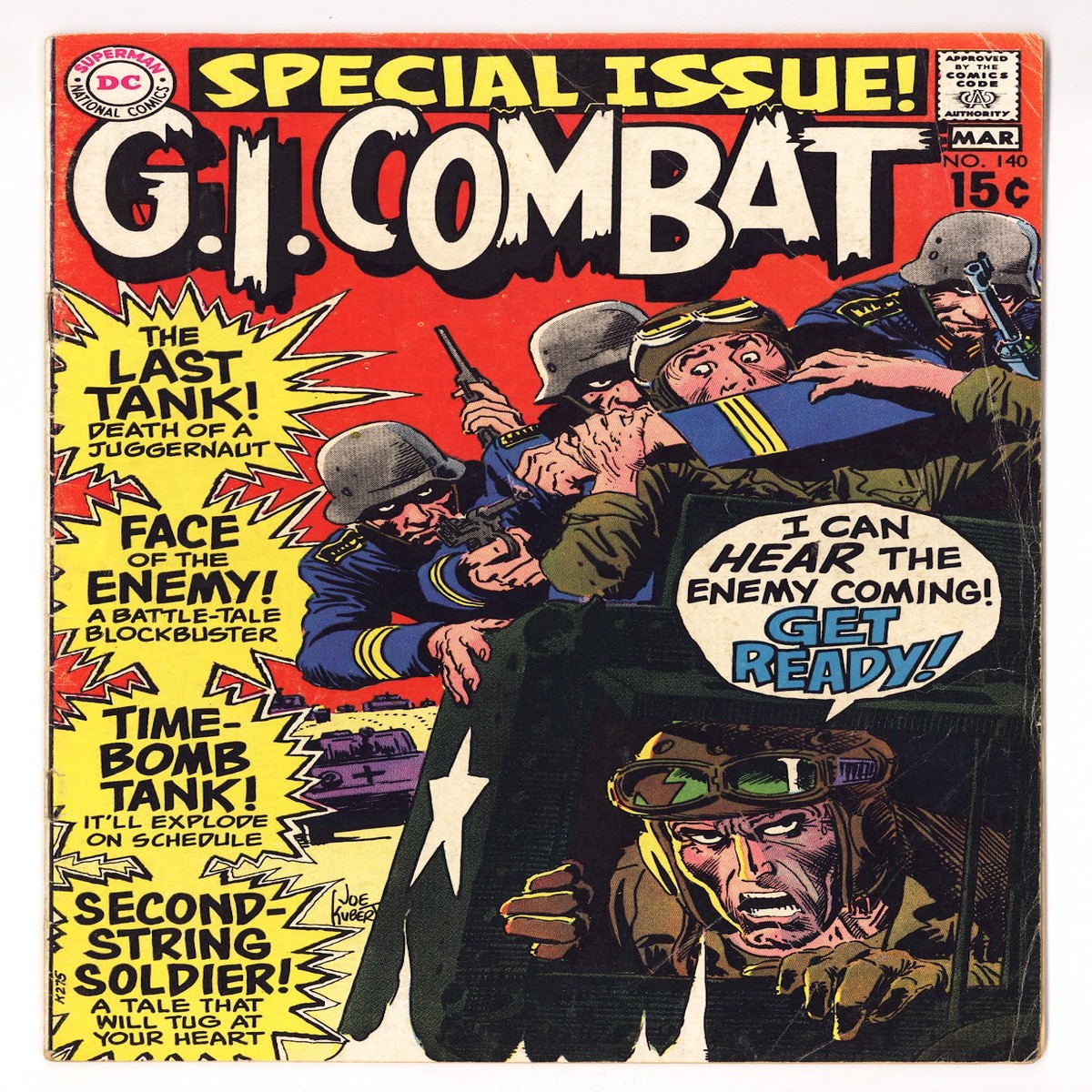 G.I. Combat Vol 1 140 Low Grade (1970)