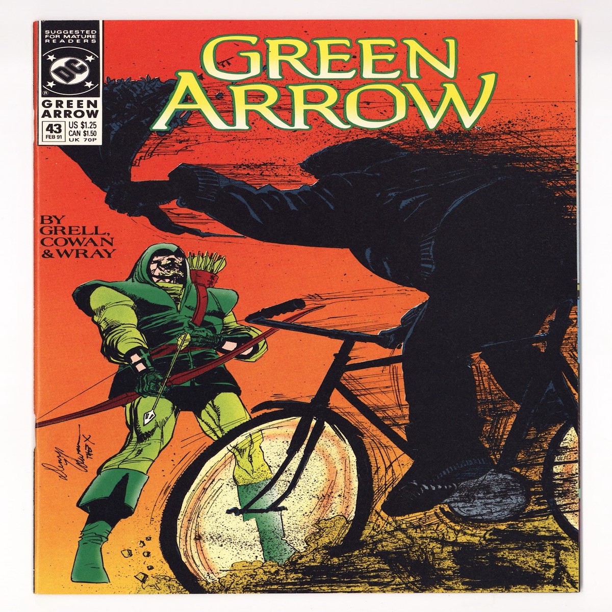 Green Arrow Vol 2 43 High Grade (1991)