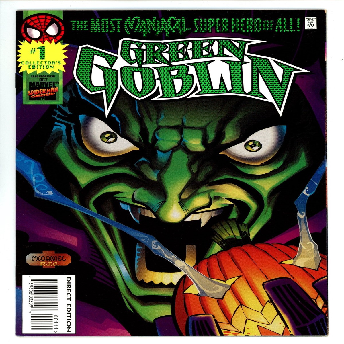 Green Goblin Vol 1 1 Mid Grade (1995)