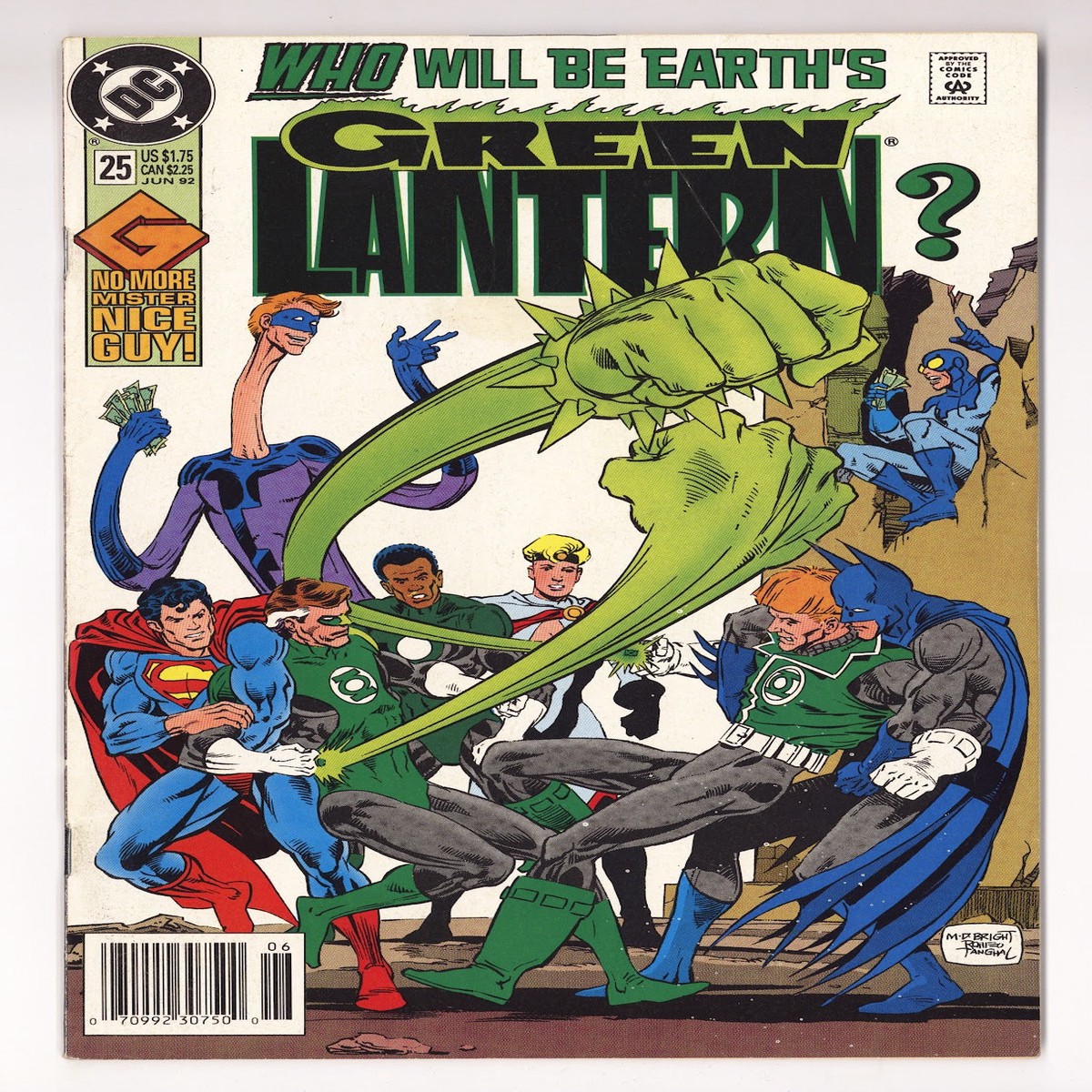 Green Lantern Vol 3 25 Mid Grade (1992) Newsstand