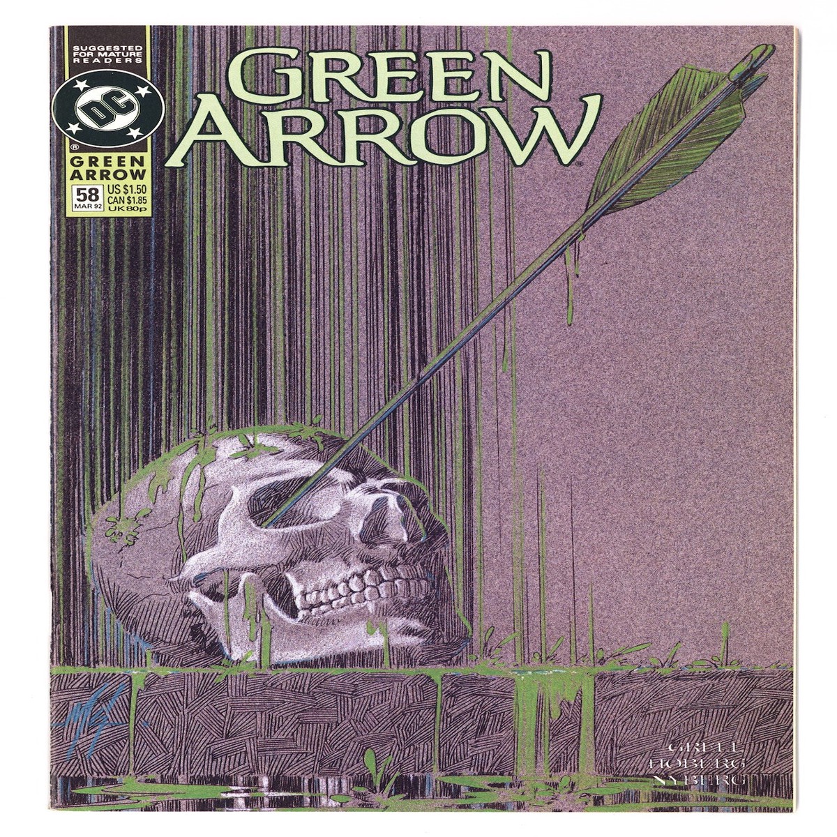 Green Arrow Vol 2 58 High Grade (1992)