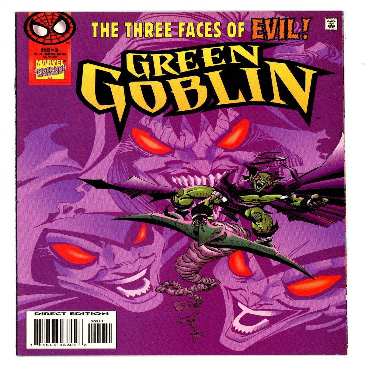 Green Goblin Vol 1 5 High Grade (1996)