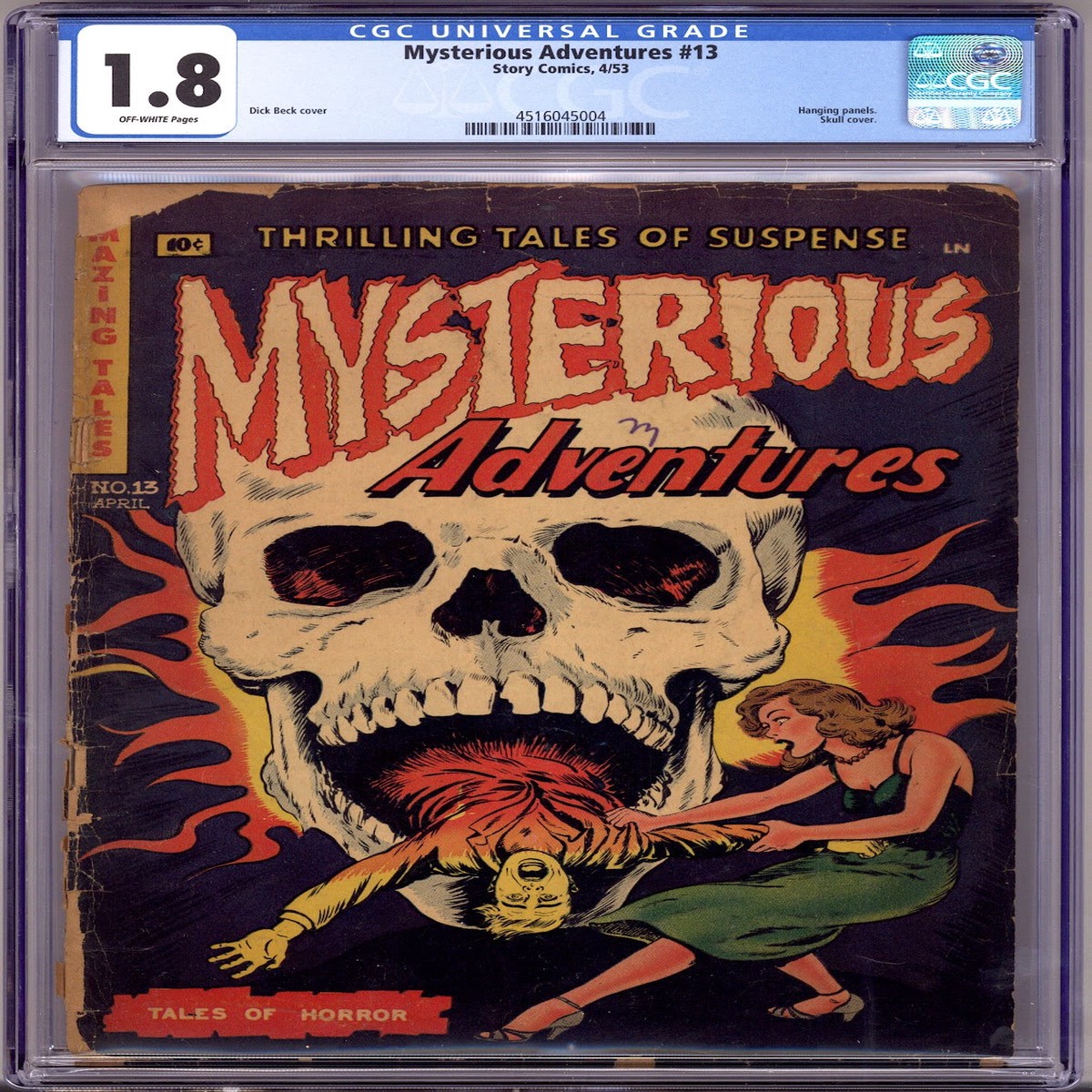 Mysterious Adventures 13 CGC 1.8 (GD-) (1953)