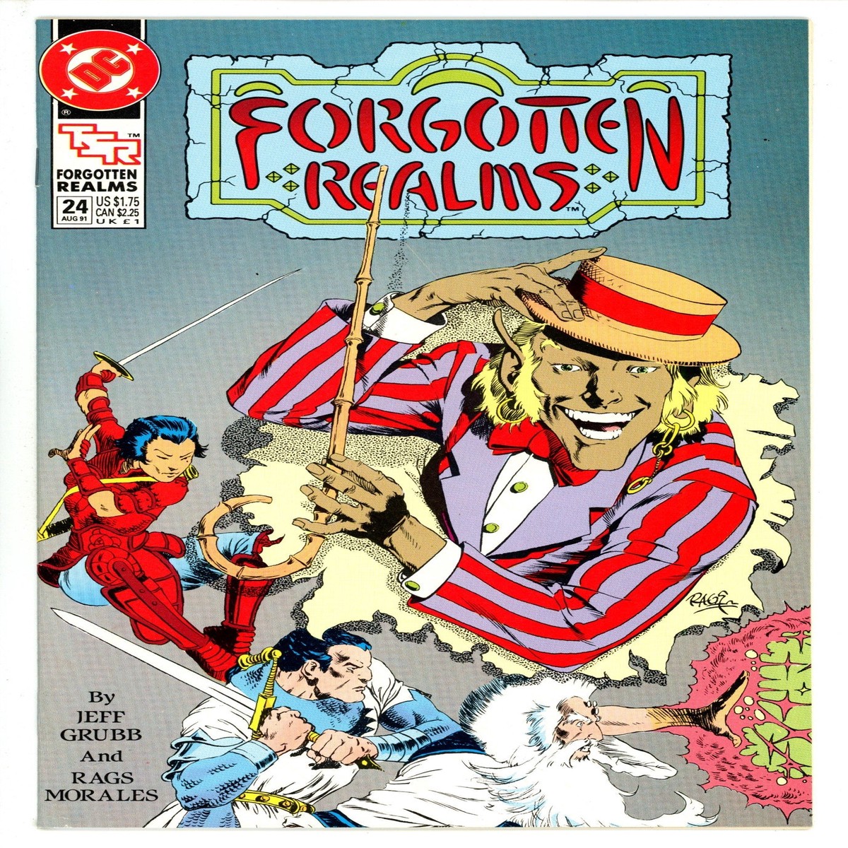 Forgotten Realms Comic Book 24 High Grade (1991)