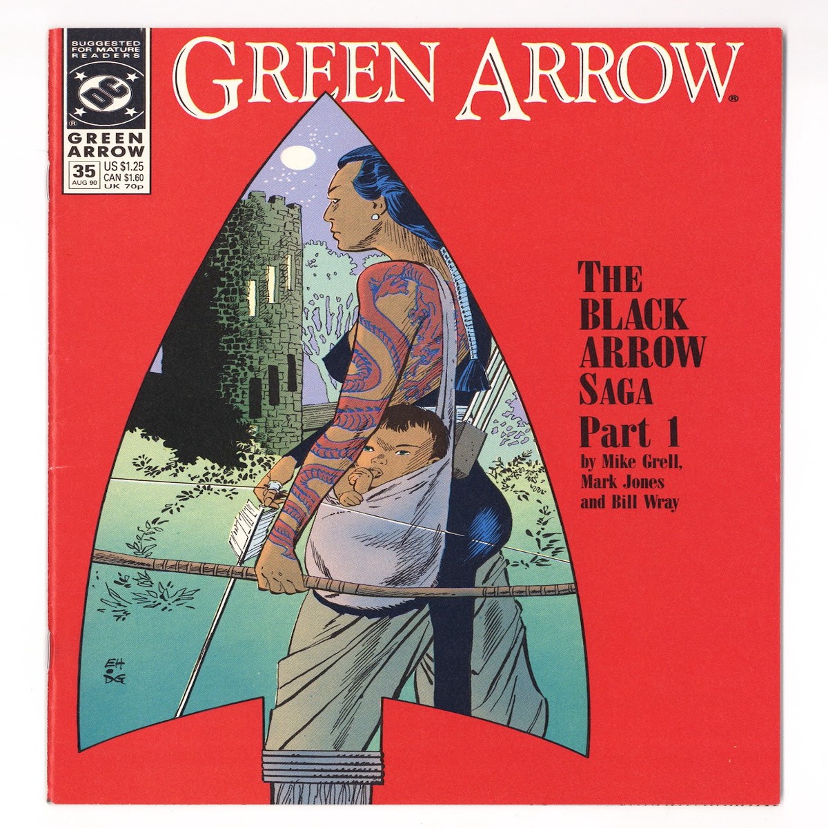 Green Arrow Vol 2 35 Mid Grade (1990)
