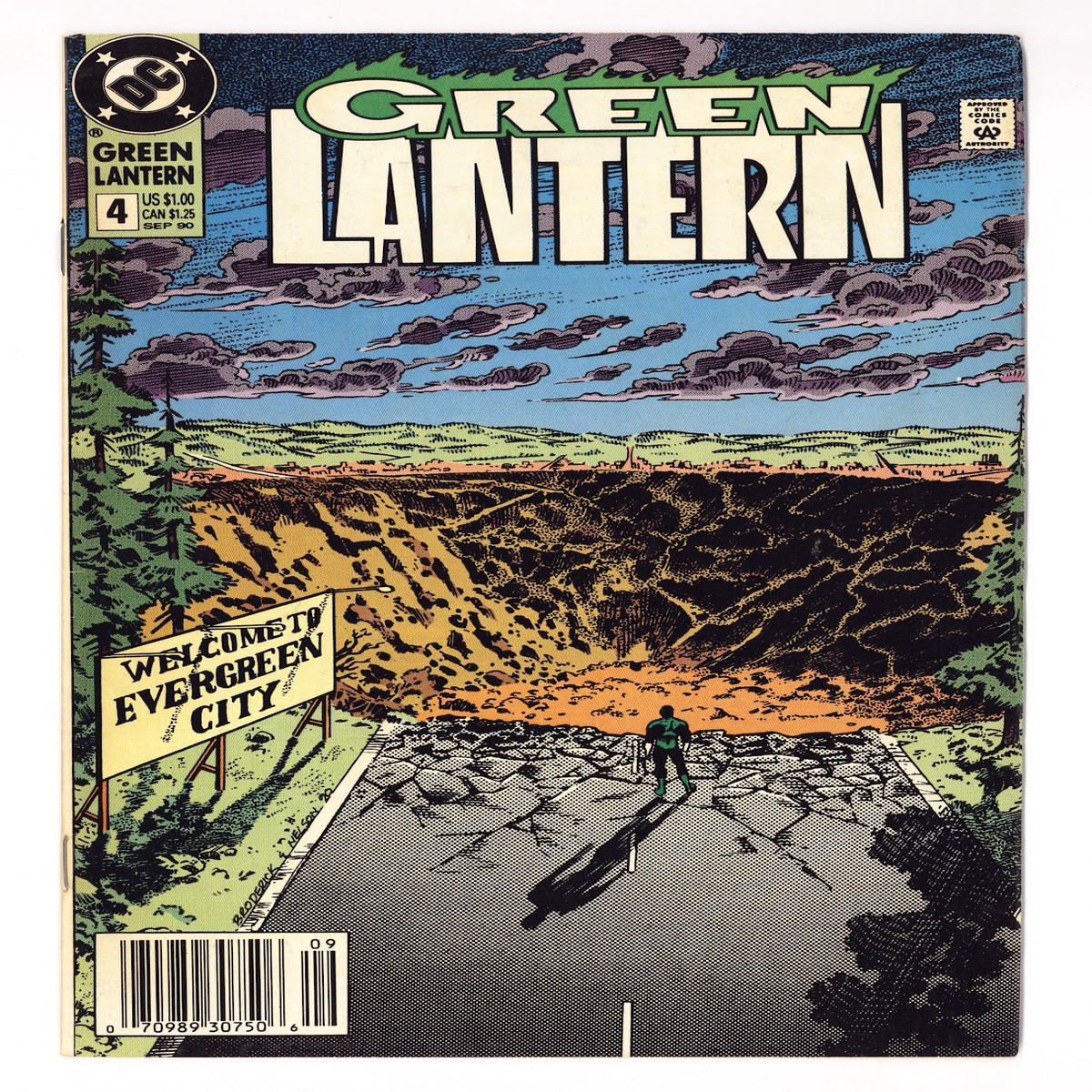 Green Lantern Vol 3 4 Mid Grade (1990) Newsstand