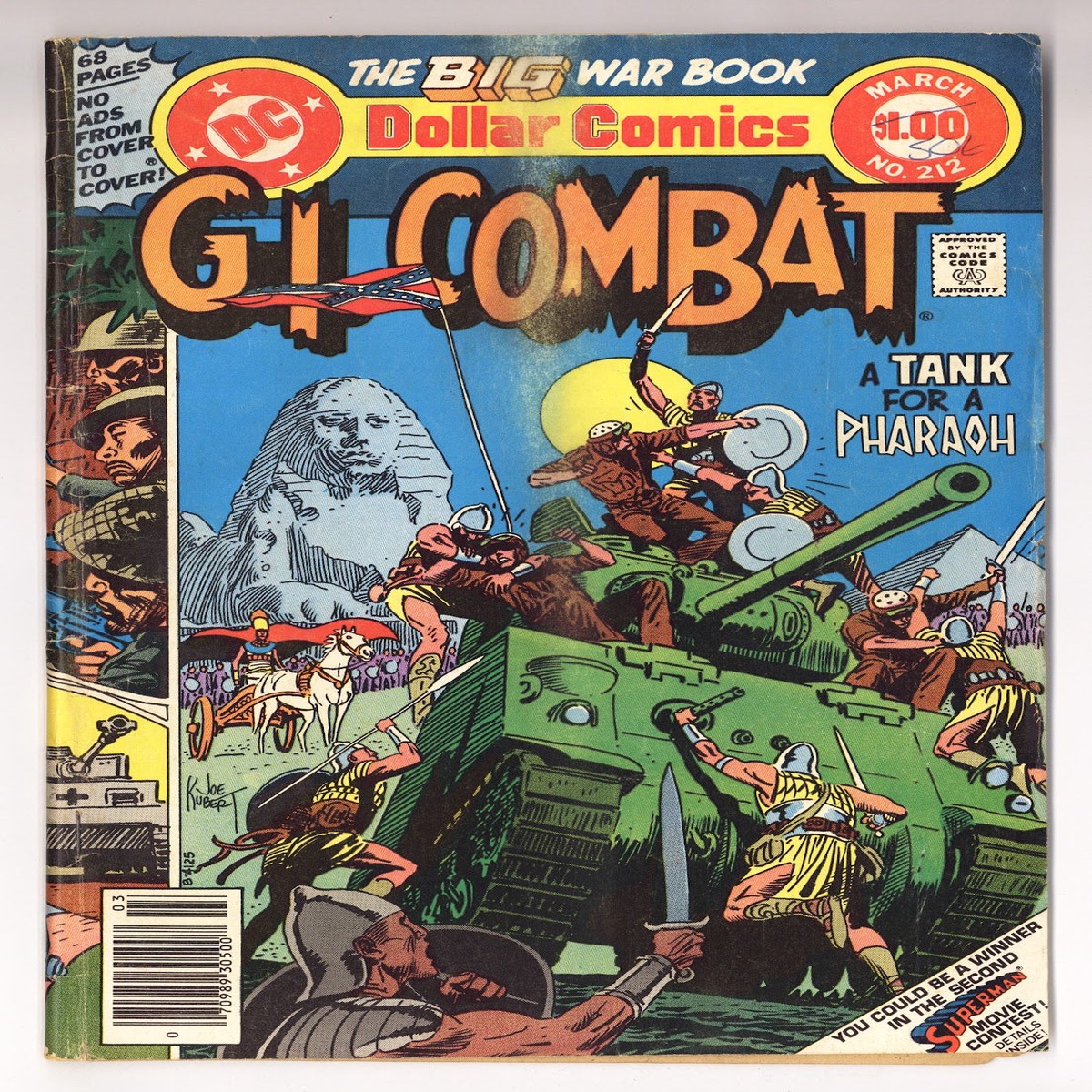 G.I. Combat Vol 1 212 Very Low Grade (1979)