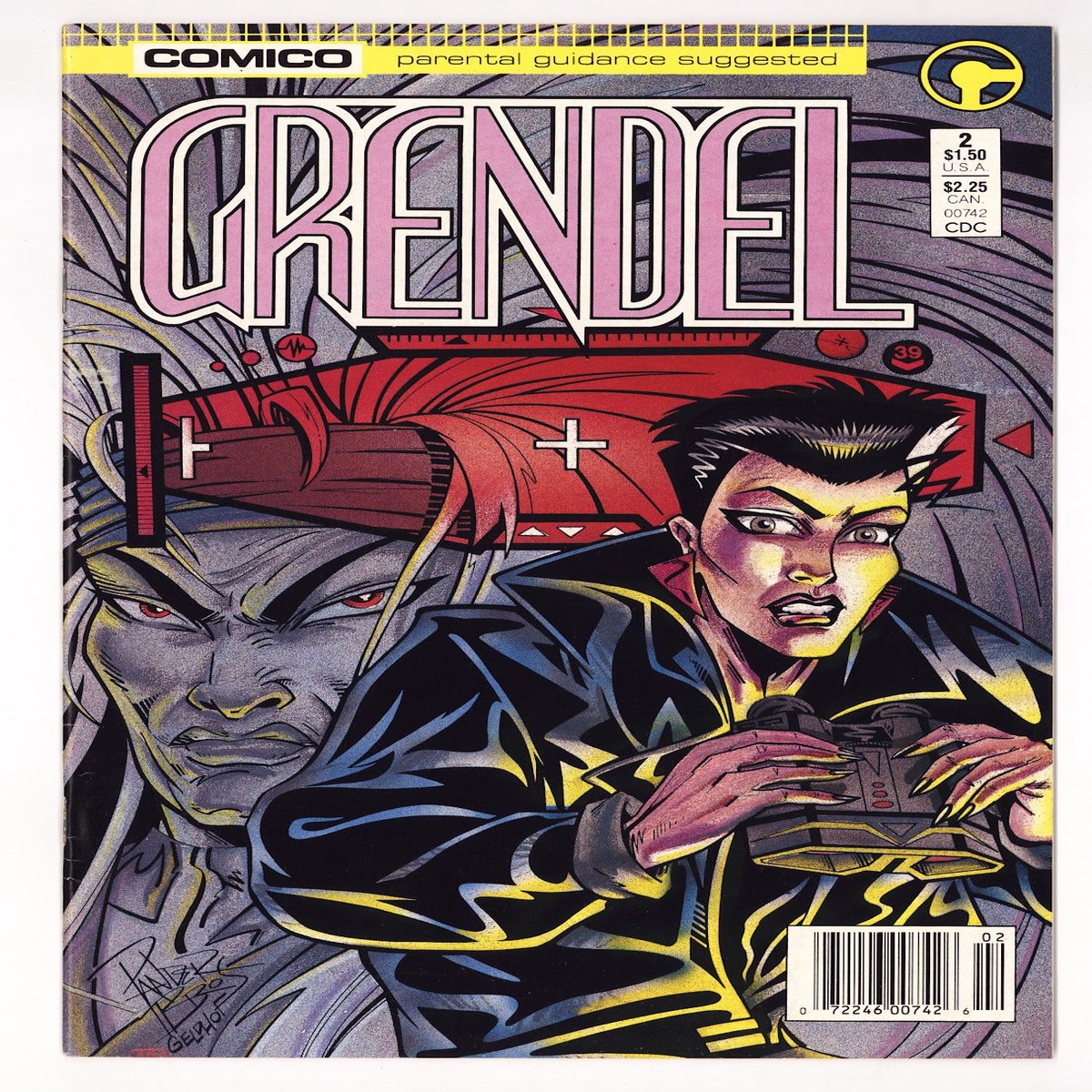 Grendel Vol 2 2 Mid Grade (1986) Newsstand