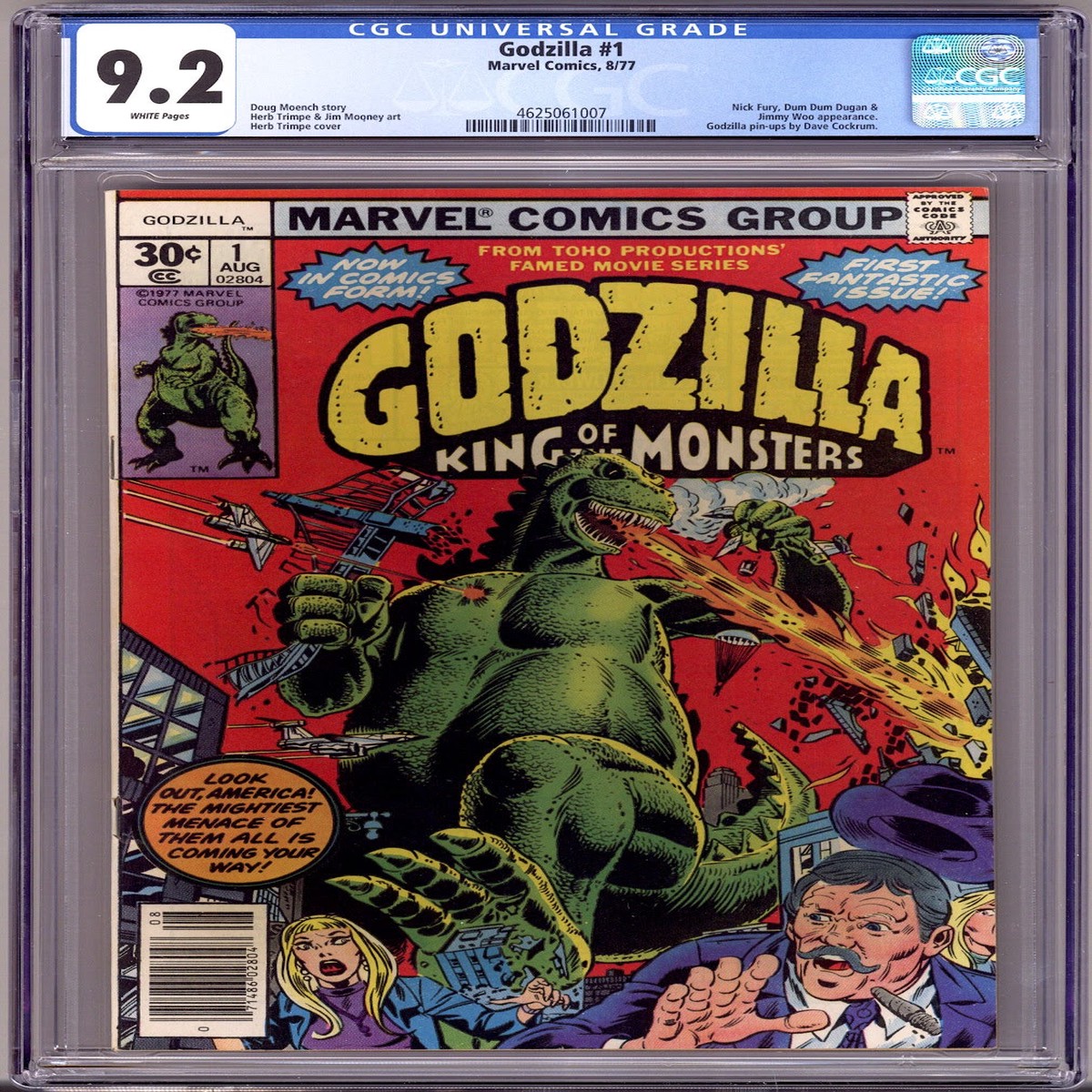 Godzilla 1 CGC 9.2 (NM-) (1977)