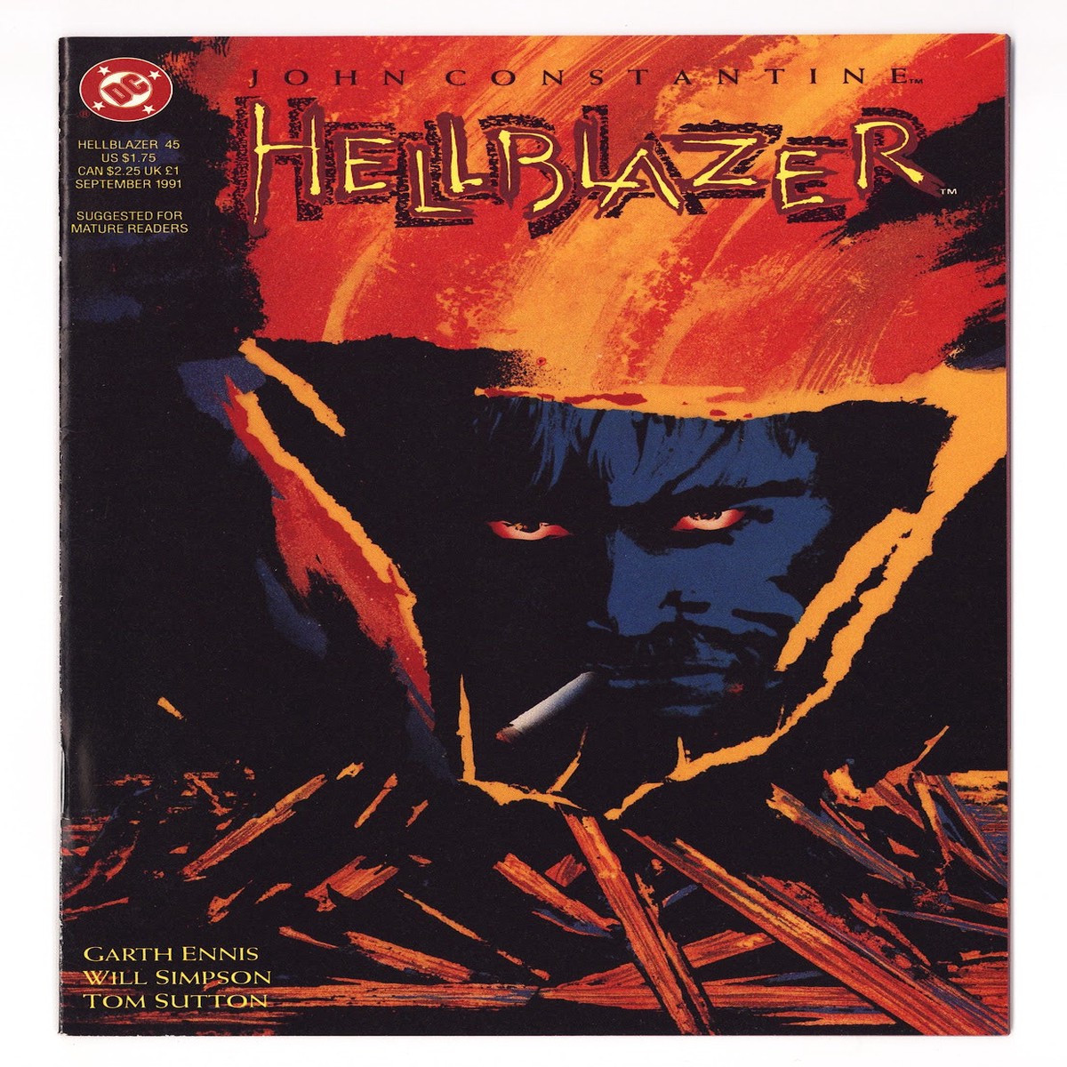 Hellblazer Vol 1 45 High Grade (1991)