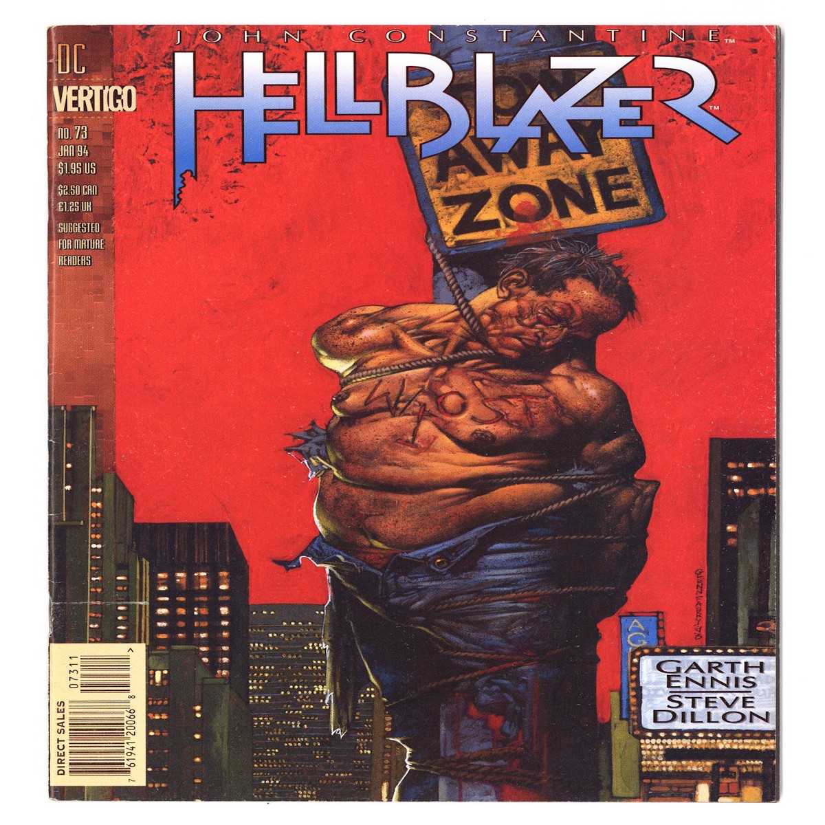 Hellblazer Vol 1 73 Mid Grade (1994)