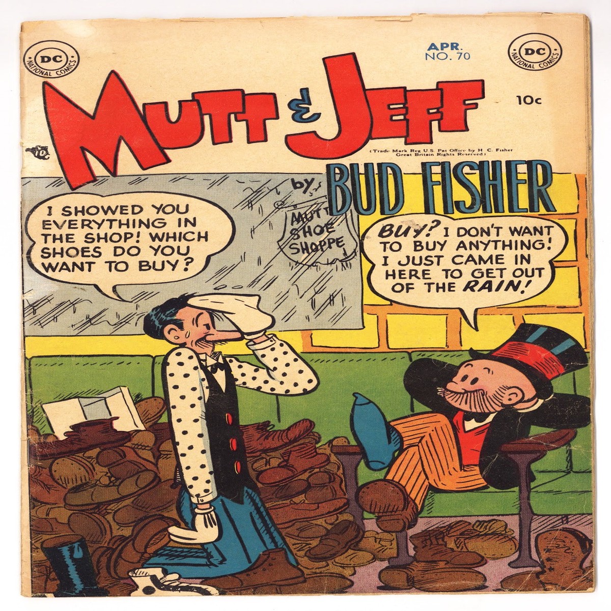 Mutt & Jeff 70 GD/VG (3.0) (1954)