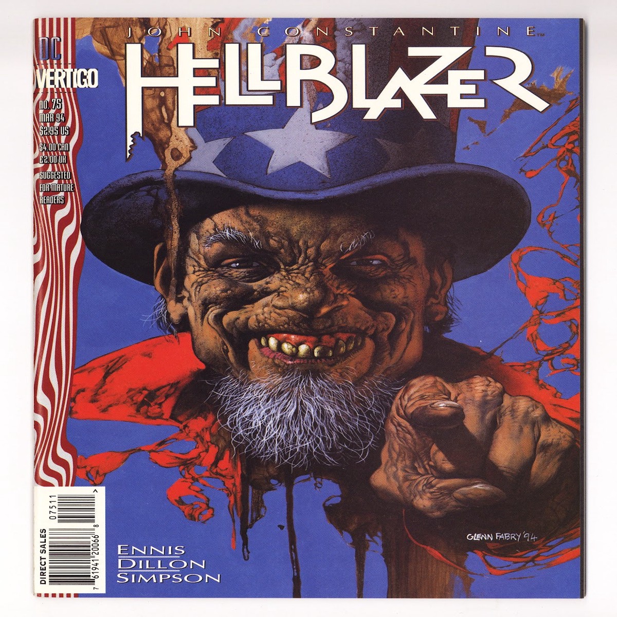 Hellblazer Vol 1 75 High Grade (1994)