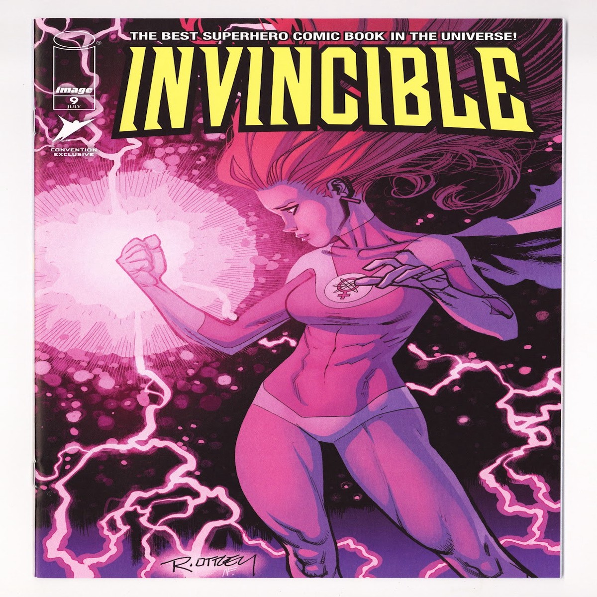 Invincible Vol 1 9 NM (9.4) (2004) Ottley SDCC Convention Variant
