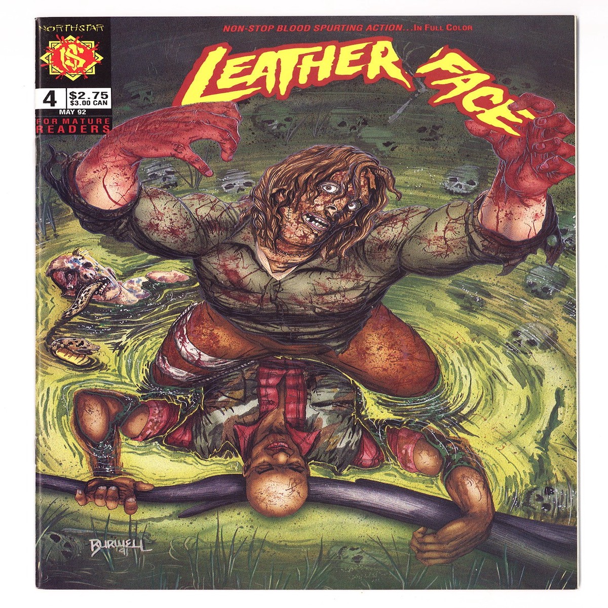 Leatherface 4 VF+ (8.5) (1992)