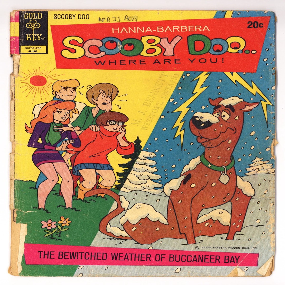 Hanna-Barbera Scooby Doo... Where Are You! 12 PR (0.5) (1972)