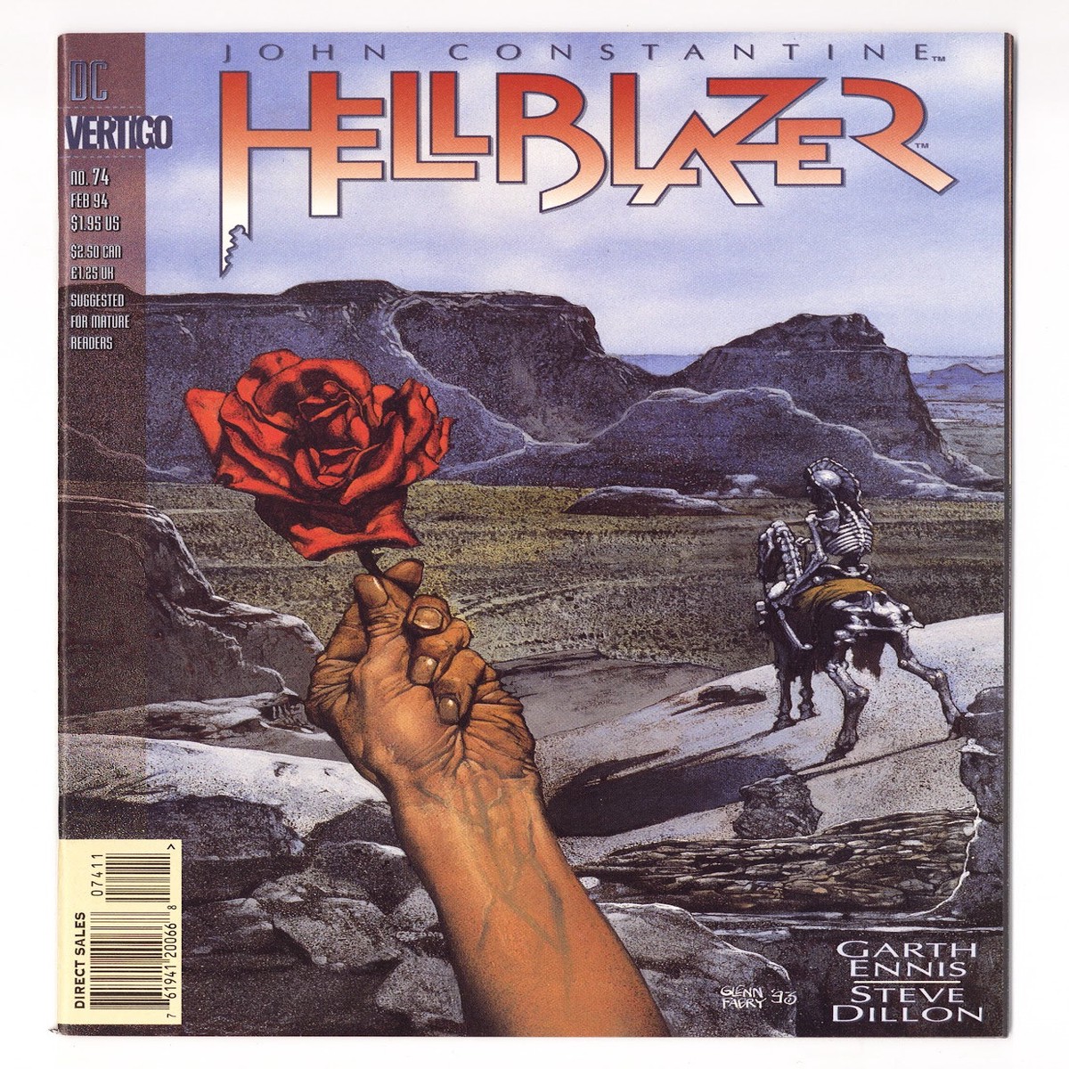 Hellblazer Vol 1 74 High Grade (1994)