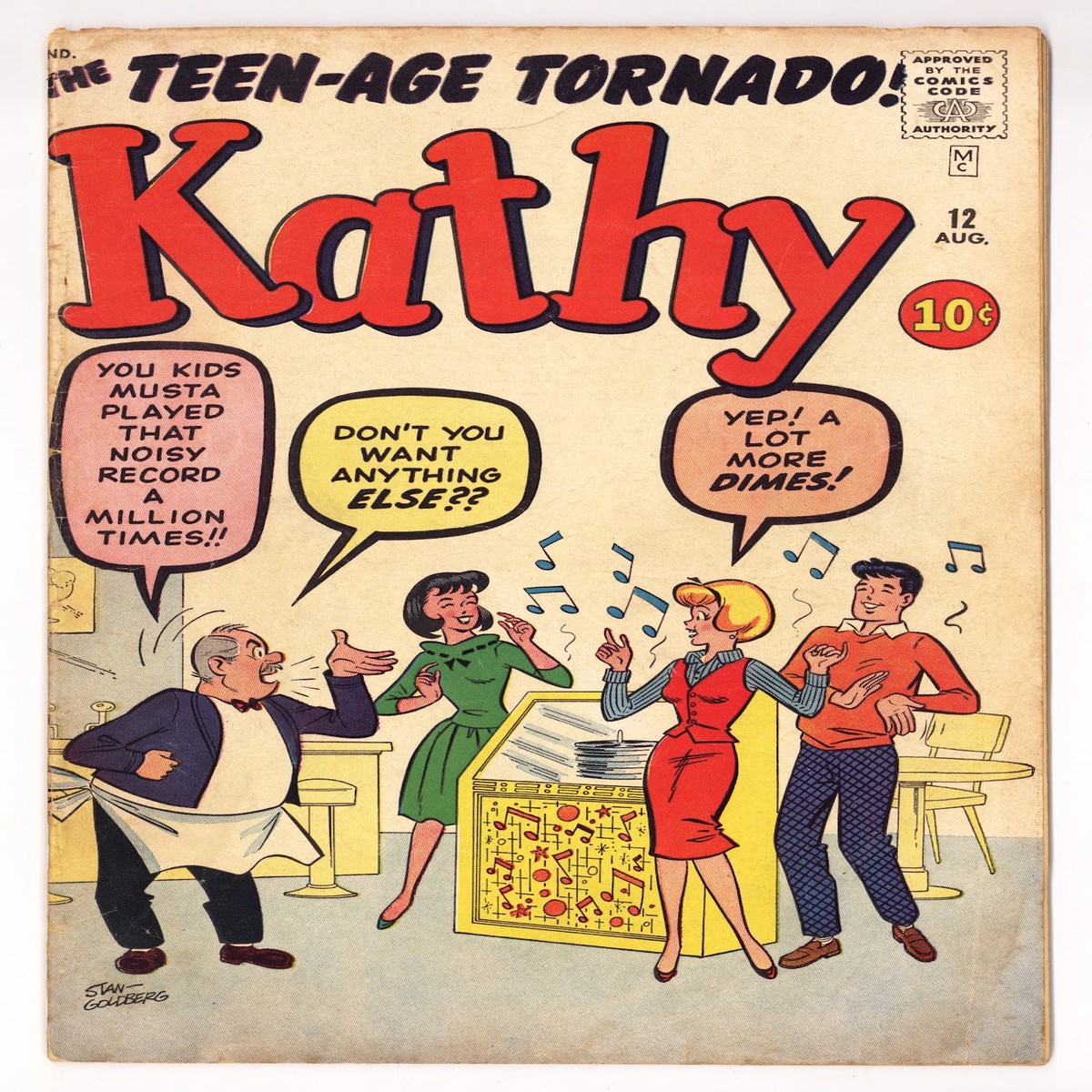 Kathy Vol 1 12 GD/VG (3.0) (1961)