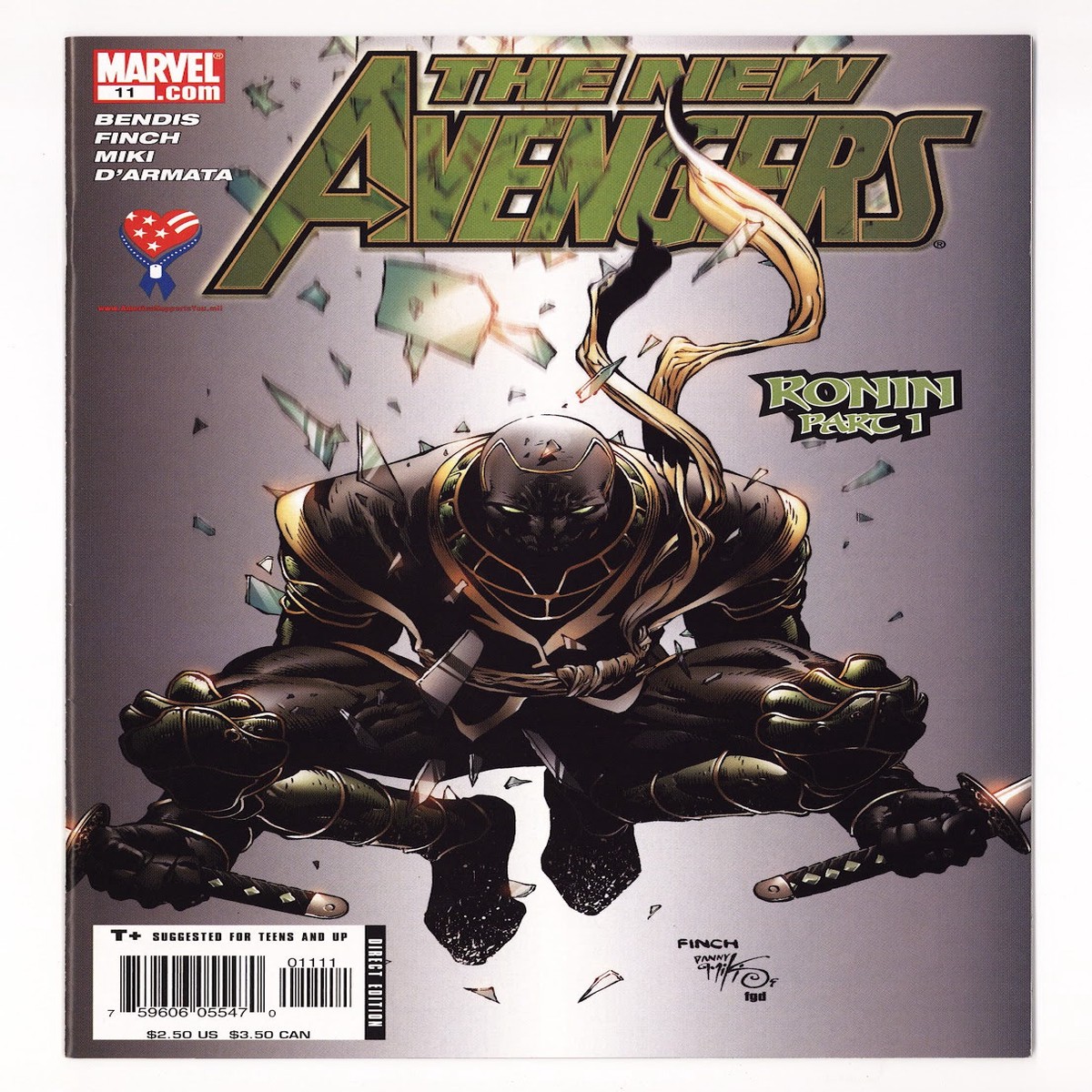 New Avengers Vol 1 11 VF/NM (9.0) (2005)