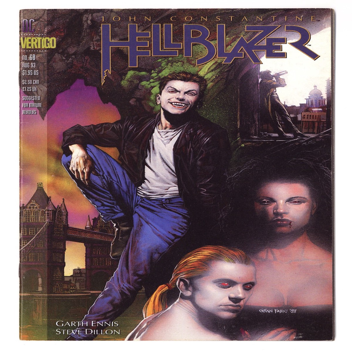 Hellblazer Vol 1 68 Mid Grade (1993)