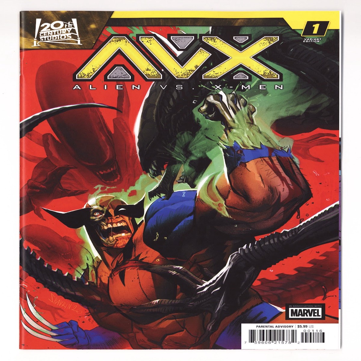 Alien Vs. X-Men #1 NM- (9.2) (2026) Shavrin Incentive