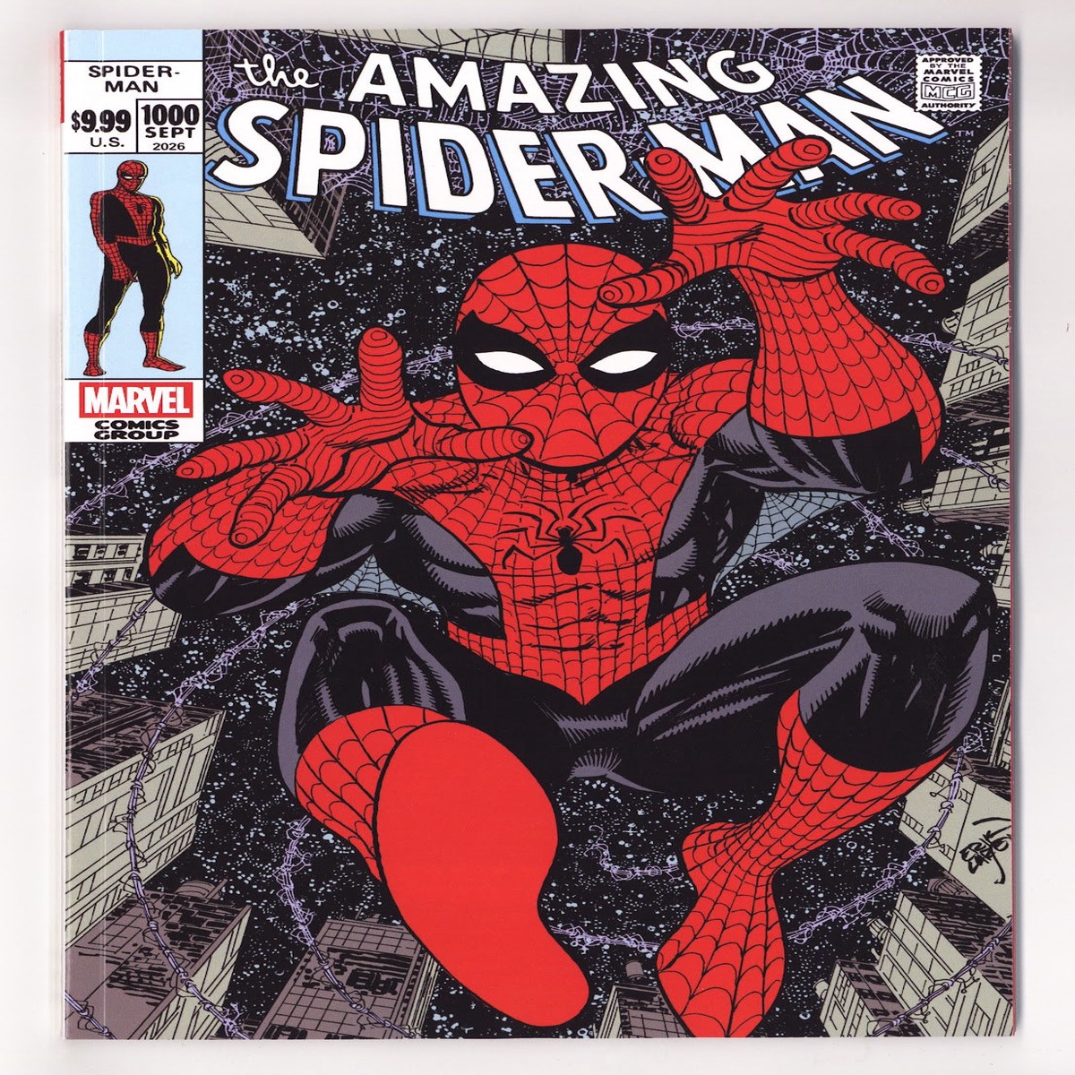 Amazing Spider-Man Vol 7 #1000 NM- (9.2) (2026) Larsen Incentive