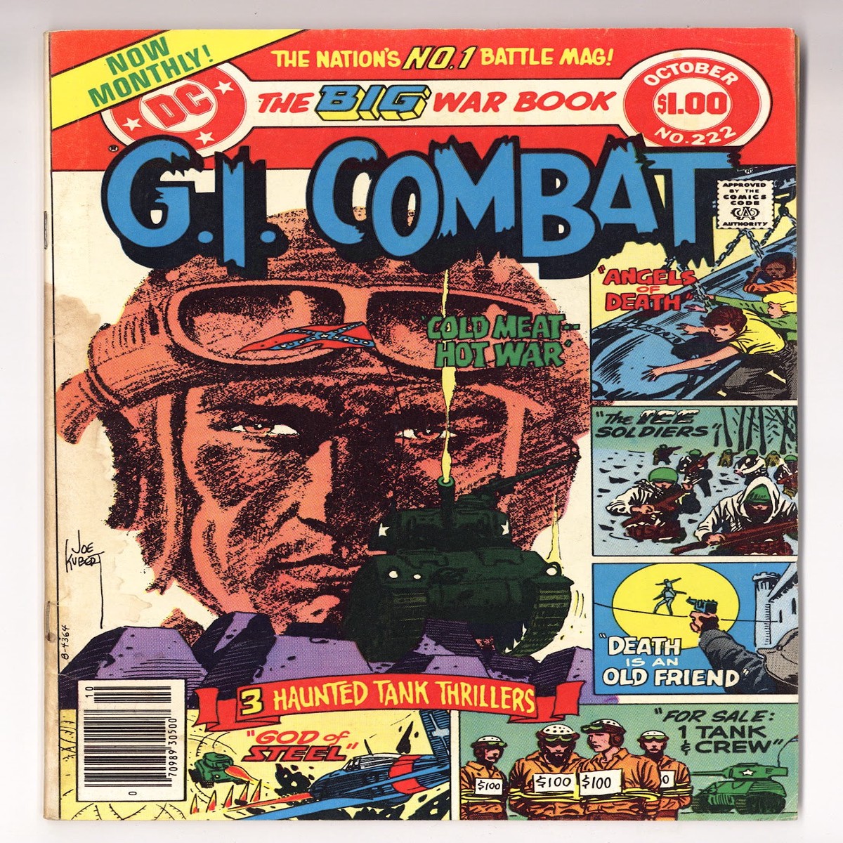 G.I. Combat Vol 1 222 Very Low Grade (1980) Newsstand